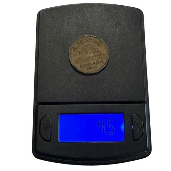 1942 Canada 5 Cents - George VI dodecagonal, tombac Coin KM# 39 - Picture 7 of 9